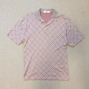 Balenciaga Paris Patterned Polo Shirt 3/Medium